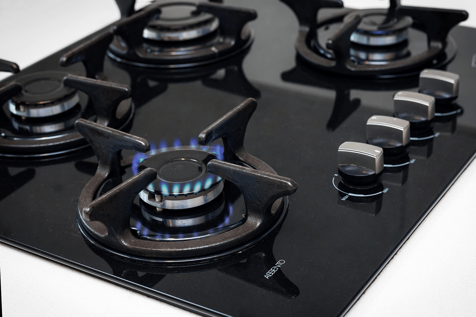 Gas stove cleaning [2 burners]