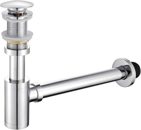 Bottle trap basin Waste coupling installation